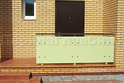 Стеклянные ограждения для улицы в Перми. Готовые проекты ПерилаГлавСнаб - фото 4