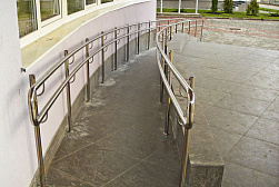 Поручни для инвалидов из нержавеющей стали в Перми. Готовые проекты ПерилаГлавСнаб - фото 19
