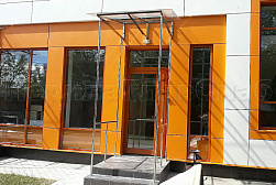 Козырьки и навесы на металлокаркасе в Перми. Готовые проекты ПерилаГлавСнаб - фото 14