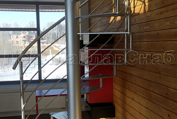 Ограждения для лестниц в Перми. Готовые проекты ПерилаГлавСнаб - фото 26