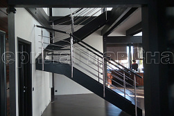 Перила для лестниц из металла в Перми. Готовые проекты ПерилаГлавСнаб - фото 8