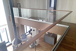 Цельностеклянные ограждения на несущем стекле в Перми. Готовые проекты ПерилаГлавСнаб - фото 15