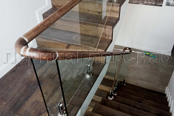 Перила и ограждения из нержавейки и дерева в Перми. Готовые проекты ПерилаГлавСнаб - фото 23