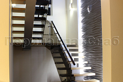 Цельностеклянные ограждения на несущем стекле в Перми. Готовые проекты ПерилаГлавСнаб - фото 20