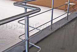 Перила и ограждения из нержавеющей стали с двумя ригелями в Перми. Готовые проекты ПерилаГлавСнаб - фото 13