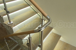 Ограждения из нержавейки со стеклом в Перми. Готовые проекты ПерилаГлавСнаб - фото 6 Ограждения из нержавейки со стеклом в Перми. Готовые проекты ПерилаГлавСнаб - фото 6