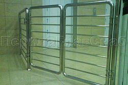 Нержавеющие калитки в Перми. Готовые проекты ПерилаГлавСнаб - фото 12