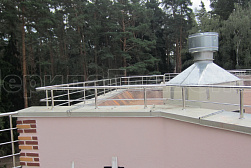 Ограждения для кровли из нержавеющей стали в Перми. Готовые проекты ПерилаГлавСнаб - фото 4