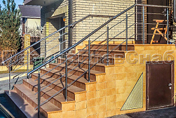 Ограждения из нержавеющей стали с тремя ригелями в Перми. Готовые проекты ПерилаГлавСнаб - фото 3