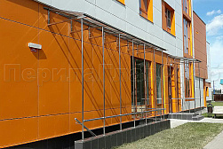 Козырьки и навесы на металлокаркасе в Перми. Готовые проекты ПерилаГлавСнаб - фото 15