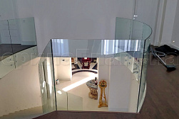 Стеклянные перила для атриумов в Перми. Готовые проекты ПерилаГлавСнаб - фото 22