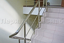 Перила и ограждения из нержавеющей стали с двумя ригелями в Перми. Готовые проекты ПерилаГлавСнаб - фото 15