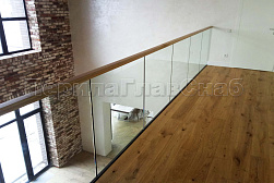 Цельностеклянные ограждения на несущем стекле в Перми. Готовые проекты ПерилаГлавСнаб - фото 26