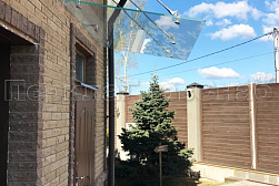 Стеклянные козырьки на вантах в Перми. Готовые проекты ПерилаГлавСнаб - фото 17