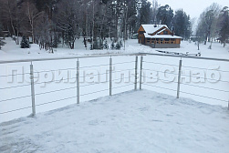 Перила и ограждения для террас в Перми. Готовые проекты ПерилаГлавСнаб - фото 17