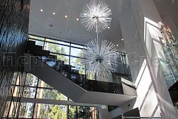 Стеклянные перила для лестниц в Перми. Готовые проекты ПерилаГлавСнаб - фото 19