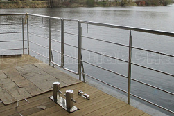 Ограждение лестницы от детей в Перми. Готовые проекты ПерилаГлавСнаб - фото 8