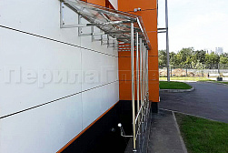 Козырьки и навесы на металлокаркасе в Перми. Готовые проекты ПерилаГлавСнаб - фото 16