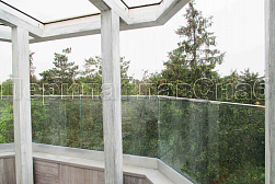 Стеклянные перила для балконов в Перми. Готовые проекты ПерилаГлавСнаб - фото 14