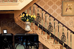 Латунные перила под золото в Перми. Готовые проекты ПерилаГлавСнаб - фото 10