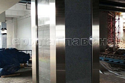 Облицовка колонн нержавеющей сталью в Перми. Готовые проекты ПерилаГлавСнаб - фото 10