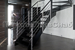 Четырёх и многоригельные перила и ограждения в Перми. Готовые проекты ПерилаГлавСнаб - фото 2