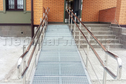 Поручни для инвалидов из нержавеющей стали в Перми. Готовые проекты ПерилаГлавСнаб - фото 11