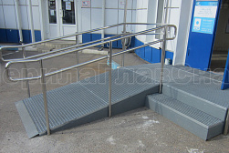 Поручни для инвалидов из нержавеющей стали в Перми. Готовые проекты ПерилаГлавСнаб - фото 9