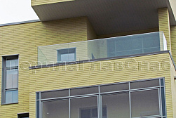 Стеклянные перила для балконов в Перми. Готовые проекты ПерилаГлавСнаб - фото 31