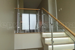 Перила и ограждения из нержавейки и дерева в Перми. Готовые проекты ПерилаГлавСнаб - фото 13