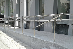 Поручни для инвалидов из нержавеющей стали в Перми. Готовые проекты ПерилаГлавСнаб - фото 10