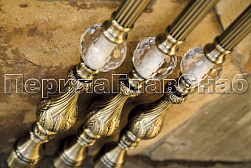 Латунные перила под золото в Перми. Готовые проекты ПерилаГлавСнаб - фото 12