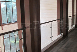 Ограждения из нержавейки со стеклом в Перми. Готовые проекты ПерилаГлавСнаб - фото 24 Ограждения из нержавейки со стеклом в Перми. Готовые проекты ПерилаГлавСнаб - фото 24