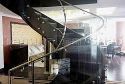 Цельностеклянные ограждения на несущем стекле в Перми. Готовые проекты ПерилаГлавСнаб - фото 4