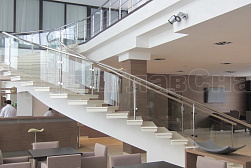 Ограждения для лестниц в Перми. Готовые проекты ПерилаГлавСнаб - фото 2