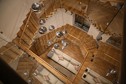 Стеклянные перила для винтовых лестниц в Перми. Готовые проекты ПерилаГлавСнаб - фото 3