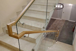 Перила и ограждения из нержавейки и дерева в Перми. Готовые проекты ПерилаГлавСнаб - фото 7