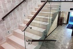 Перила и ограждения из нержавейки и дерева в Перми. Готовые проекты ПерилаГлавСнаб - фото 15