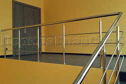 Ограждения из нержавеющей стали с тремя ригелями в Перми. Готовые проекты ПерилаГлавСнаб - фото 17