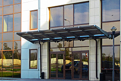 Консольные козырьки и навесы в Перми. Готовые проекты ПерилаГлавСнаб - фото 11