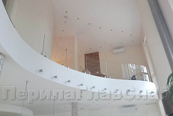 Стеклянные перила для атриумов в Перми. Готовые проекты ПерилаГлавСнаб - фото 6