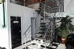 Перила для лестниц из металла в Перми. Готовые проекты ПерилаГлавСнаб - фото 18