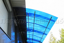 Консольные козырьки и навесы в Перми. Готовые проекты ПерилаГлавСнаб - фото 2