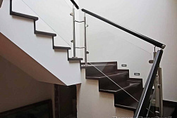 Перила и ограждения из нержавейки и дерева в Перми. Готовые проекты ПерилаГлавСнаб - фото 22
