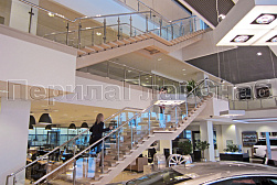 Стеклянные перила для атриумов в Перми. Готовые проекты ПерилаГлавСнаб - фото 19