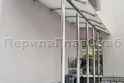 Козырьки и навесы на металлокаркасе в Перми. Готовые проекты ПерилаГлавСнаб - фото 27