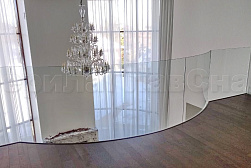 Стеклянные перила для атриумов в Перми. Готовые проекты ПерилаГлавСнаб - фото 2