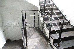 Перила и ограждения из нержавейки и дерева в Перми. Готовые проекты ПерилаГлавСнаб - фото 5