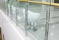 Стеклянные перила для атриумов в Перми. Готовые проекты ПерилаГлавСнаб - фото 17