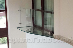 Стеклянные перила для балконов в Перми. Готовые проекты ПерилаГлавСнаб - фото 18